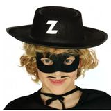 Z Logolu Zorro Şapkası Ve Zorro Maskesi Çocuk Boy P206492s4265