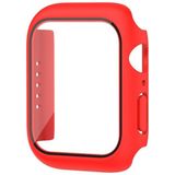 Z-Mobile Apple Watch 7 Uyumlu 41 mm Kasa Koruyucu Ekran Koruyucu Full Body Gard Kılıf Kırmızı