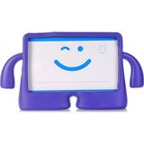 Z-Mobile Galaxy Tab A9 8.7” SM-X110 Uyumlu Uyumlu Standlı Eğlenceli Çocuk Kılıfı Silikon Tablet Kılıfı Kids - Mor