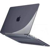 Z-Mobile MacBook Air 13" M5 M4 M3 M2 Koruyucu Kılıf A2681 A3240 A3113 A3449 Parlak Siyah Kılıf Kapak 13.6" Uyumlu 360° Koruma
