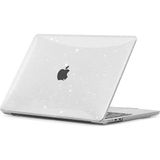 Z-Mobile MacBook Air 13" M5 M4 M3 M2 Koruyucu Kılıf A2681 A3240 A3113 A3449 Simli Parlak Şeffaf Kılıf Kapak 13.6" Uyumlu 360° Koruma - Simli Şeffaf