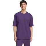 Z.n.e. Loose-Fit Erkek Mor Günlük Stil T-Shirt JW4783