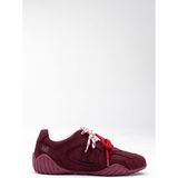 Z-Style Süet Spor Sneaker Kadın Ayakkabı Şık Günlük - Bordo