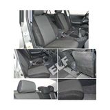 Z tech Volkswagen Amarok 2011 ve sonrası Siyah renk Araca özel Oto Koltuk Kılıfı