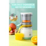 Z ZEOZA Kablosuz Taşınabilir Şarjlı Narenciye Sıkacağı Portakal Meyve Sıkacağı
