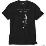 Z Zeplin Atatürk Olmasaydın Olmazdık Siyah Tişört - 4XL