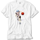 Z Zeplin Baller Anime Seirin Beyaz Tişört - XS