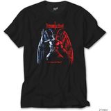 Z Zeplin Baphomet Is Blood Siyah Tişört - XS