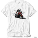 Z Zeplin Bmw S1000R Beyaz Tişört