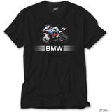 Z Zeplin Bmw S1000RR Siyah Tişört - 4XL