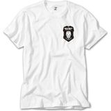 Z Zeplin Call Of Duty Black Ops Skull Beyaz Tişört - XS