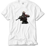 Z Zeplin Call Of Duty Fighter Beyaz Tişört - 2XL