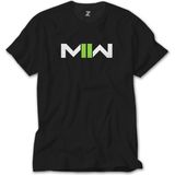 Z Zeplin Call Of Duty Modern Warfare Iı Logo Siyah Tişört - XS