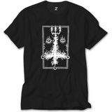Z Zeplin Dissection The Past Is Alive Logo Siyah Tişört - 3XL