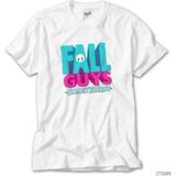 Z Zeplin Fall Guys Is Falling Siyah Tişört - 4XL
