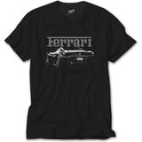 Z Zeplin Ferrari Ghost Siyah Tişört - XS