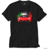Z Zeplin Ferrari Incision Siyah Tişört - 3XL