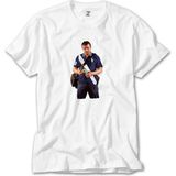 Z Zeplin Gta Blue Thief Man Beyaz Tişört - 2XL