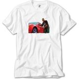 Z Zeplin Gta Car Thief Man Beyaz Tişört - 5XL