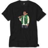 Z Zeplin Gta College Robber Man Siyah Tişört - 5XL