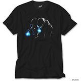 Z Zeplin Iron Man In The Dark Siyah Tişört - XL