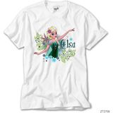 Z Zeplin Karlar Ülkesi Elsa Beyaz Tişört - XS