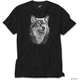 Z Zeplin Kurt Wolf Siyah Tişört - 5XL