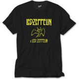 Z Zeplin LED Zeppelin Angel Siyah Tişört - 2XL
