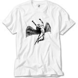 Z Zeplin LED Zeppelin Icarus Angel Beyaz Tişört - 3XL