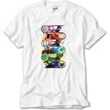 Z Zeplin Marvel Heroes Beyaz Tişört - 5XL