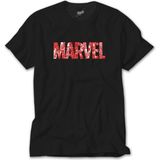 Z Zeplin Marvel Heroes In Post 3 Siyah Tişört - 5XL