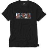 Z Zeplin Marvel Spiderman In Post Siyah Tişört - 3XL