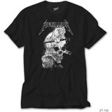 Z Zeplin Metallica Chaos Siyah Tişört
