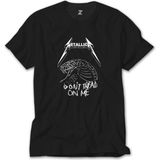 Z Zeplin Metallica Don't Tread On Me Siyah Tişört - 2XL