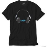 Z Zeplin Music Is Life Siyah Tişört - 2XL