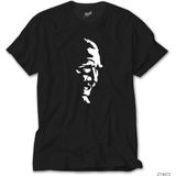 Z Zeplin Mustafa Kemal Atatürk Silüet Siyah Tişört - 2XL