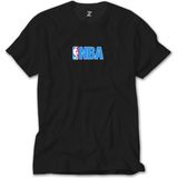 Z Zeplin Nba Logo Siyah Tişört - M