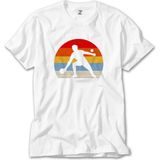 Z Zeplin Ping Pong Life Is A Ball Beyaz Tişört - 4XL