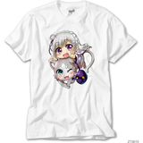 Z Zeplin Re Zero Emilia And Pack Beyaz Tişört - XS