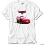 Z Zeplin Şimşek Mcqueen Beyaz Tişört - XL