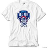 Z Zeplin Star Wars Droid R2D2 Beyaz Tişört - 4XL