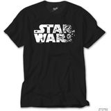Z Zeplin Star Wars Logo 3 Beyaz Tişört - 4XL