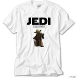 Z Zeplin Star Wars Yoda Jedi Master Beyaz Tişört