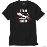 Z Zeplin The Walking Dead Team Daryl Siyah Tişört - XL