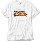 Z Zeplin Thor Love And Thunder Logo Beyaz Tişört - M