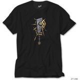 Z Zeplin World Of Warcraft Holy Light Asgbringer Siyah Tişört - 3XL