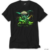 Z Zeplin World Of Warcraft Lord Of The Outland Siyah Tişört - 2XL