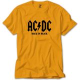 Z zepplin Ac Dc Back In Black Sarı T-Shirt - 3XL