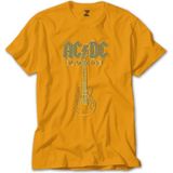 Z zepplin Ac Dc Guitar Sarı T-Shirt - M