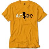 Z zepplin Ac Dc Lighting Logo Sarı T-Shirt - XS
